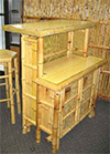 Classic Tiki Bamboo Kiosk Counter
