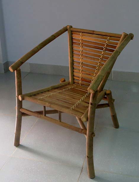 BC-46S, Bamboo Stackable Chair