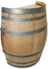 SBP series, Oak wood Split Wine Barrel Stand.