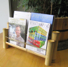 BCMR series bamboo magazine countertop rack